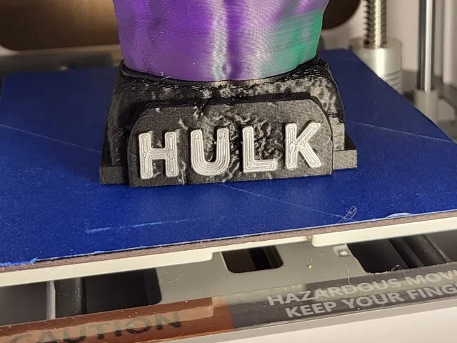 Hulk Base w/ Separate Letters