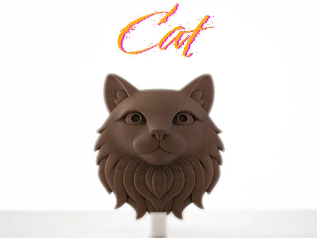 Cat Head – Ready-to-Hang Wall Sculpture
