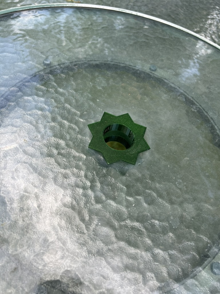 Star Shaped Glass Outdoor Table Grommet for Umbrella by BKNJ | Download ...