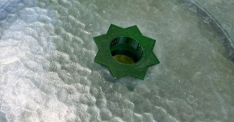 Star Shaped Glass Outdoor Table Grommet for Umbrella by BKNJ | Download ...