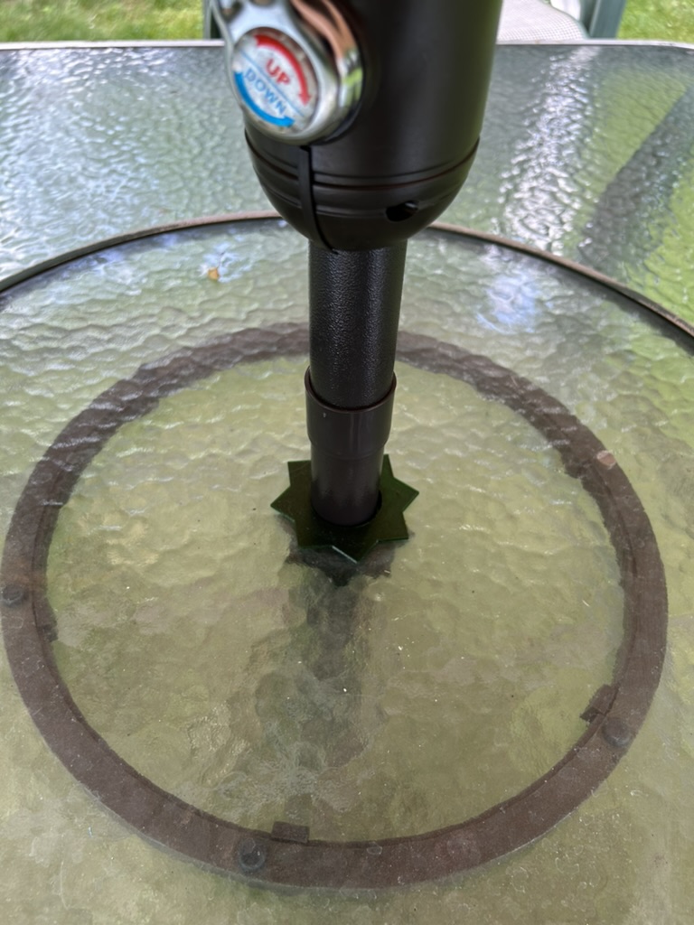 Star Shaped Glass Outdoor Table Grommet for Umbrella by BKNJ | Download ...