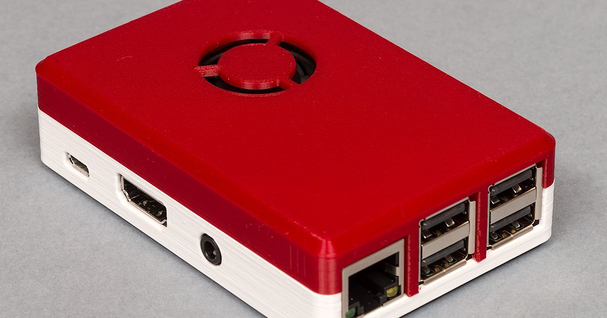 Pi-3 Case with POE Hat by OzRocky | Download free STL model ...