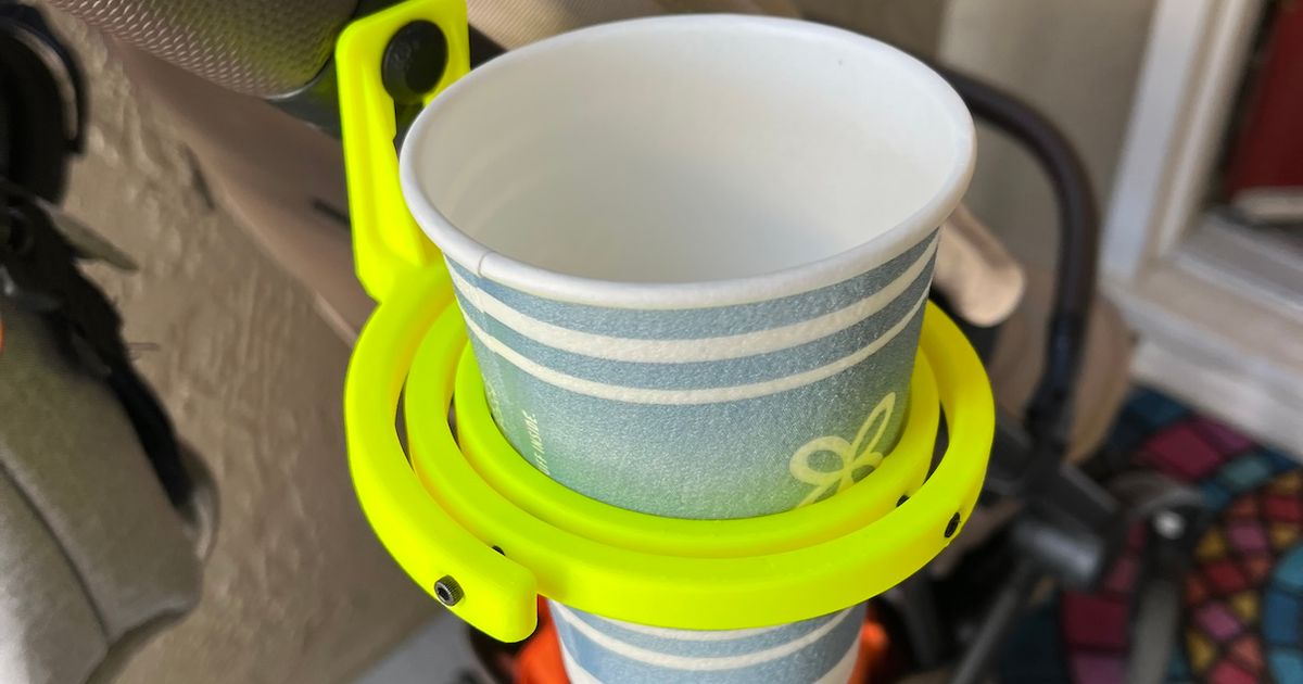 Gyroscopic Cup Holder for Joolz Strollers by Y F Download free STL