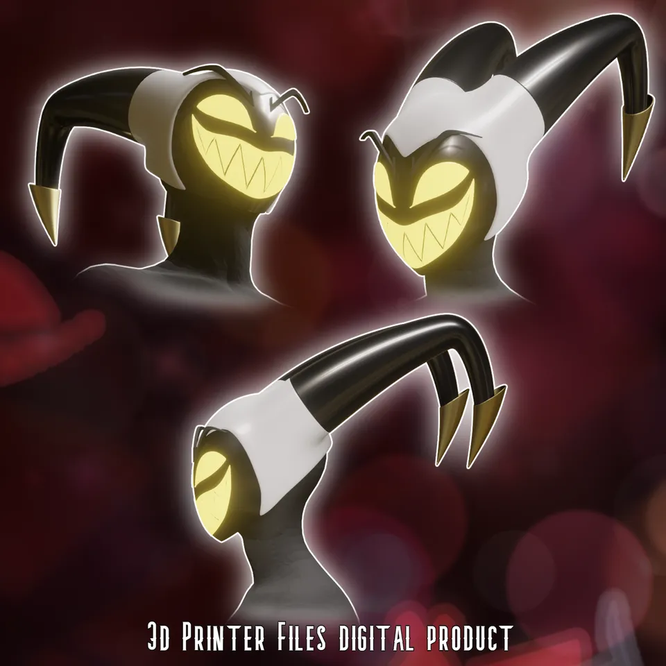 Adam Cosplay Helmet Hazbin Hotel by Krotek-inc | Download STL