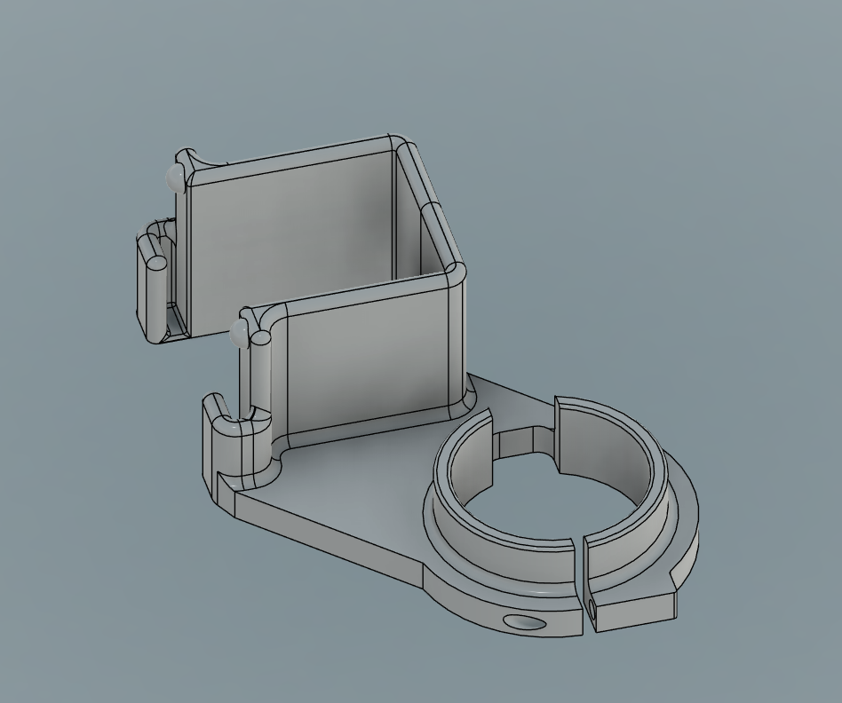 Neptune 4 Microsoft Lifecam holder 3D model