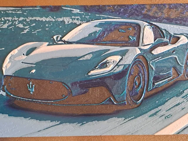 Maserati MC "Filament Painting"