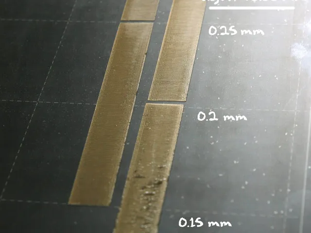 first layer height test strip