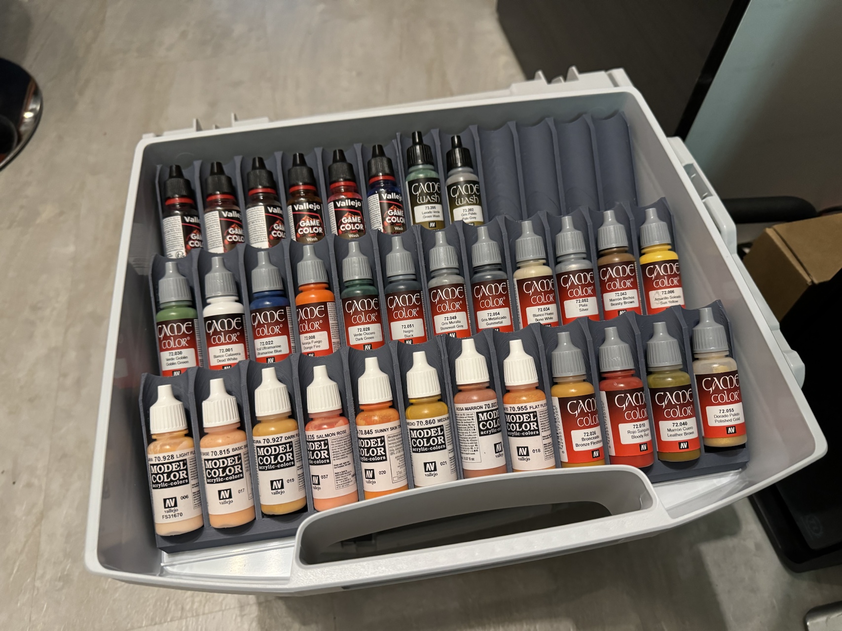Sortimo iBoxx Vallejo Paint bottle storage (modular) by Spark the Fox