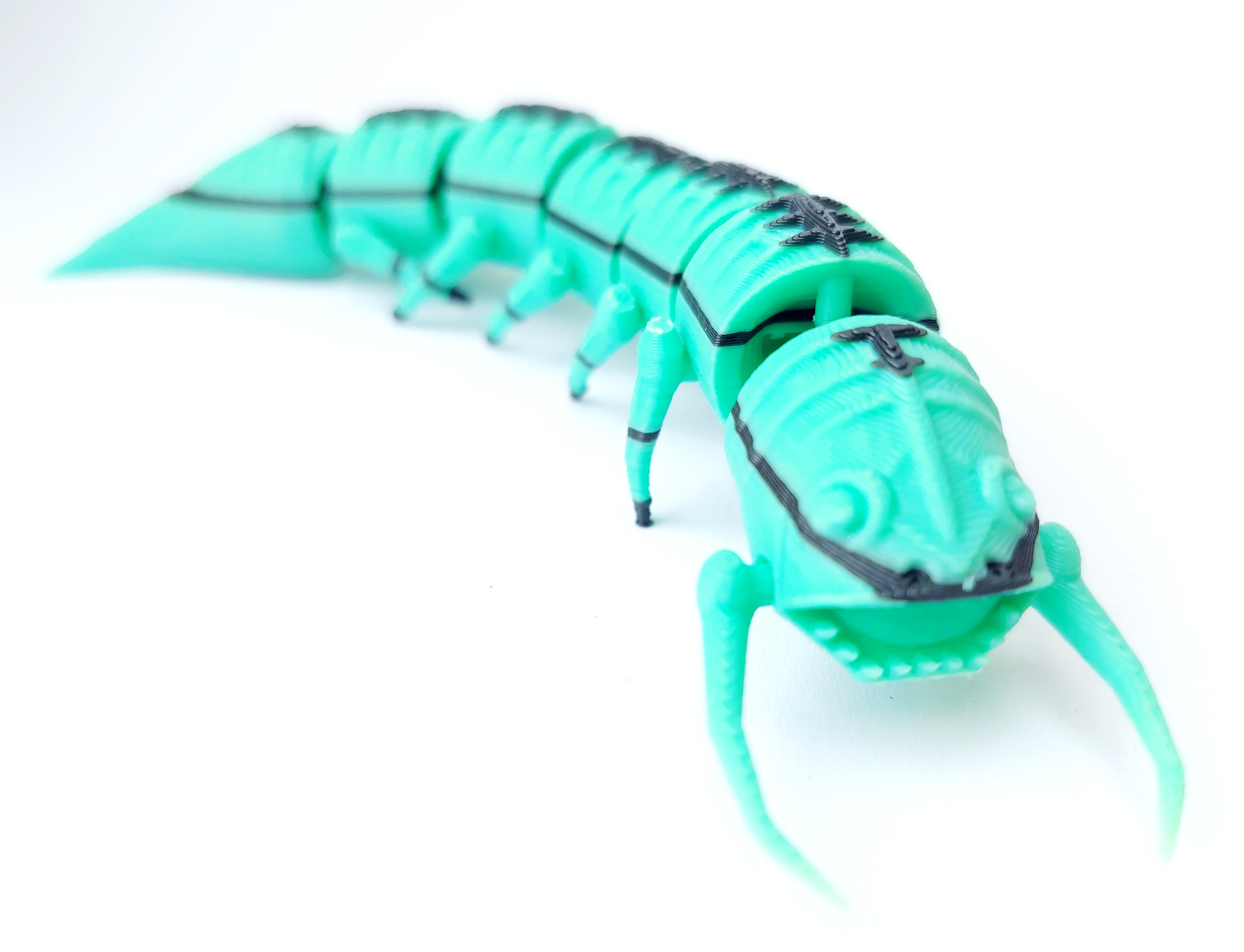 Articulated Centipede Creature (Print-In-Place) by kida | Download free ...