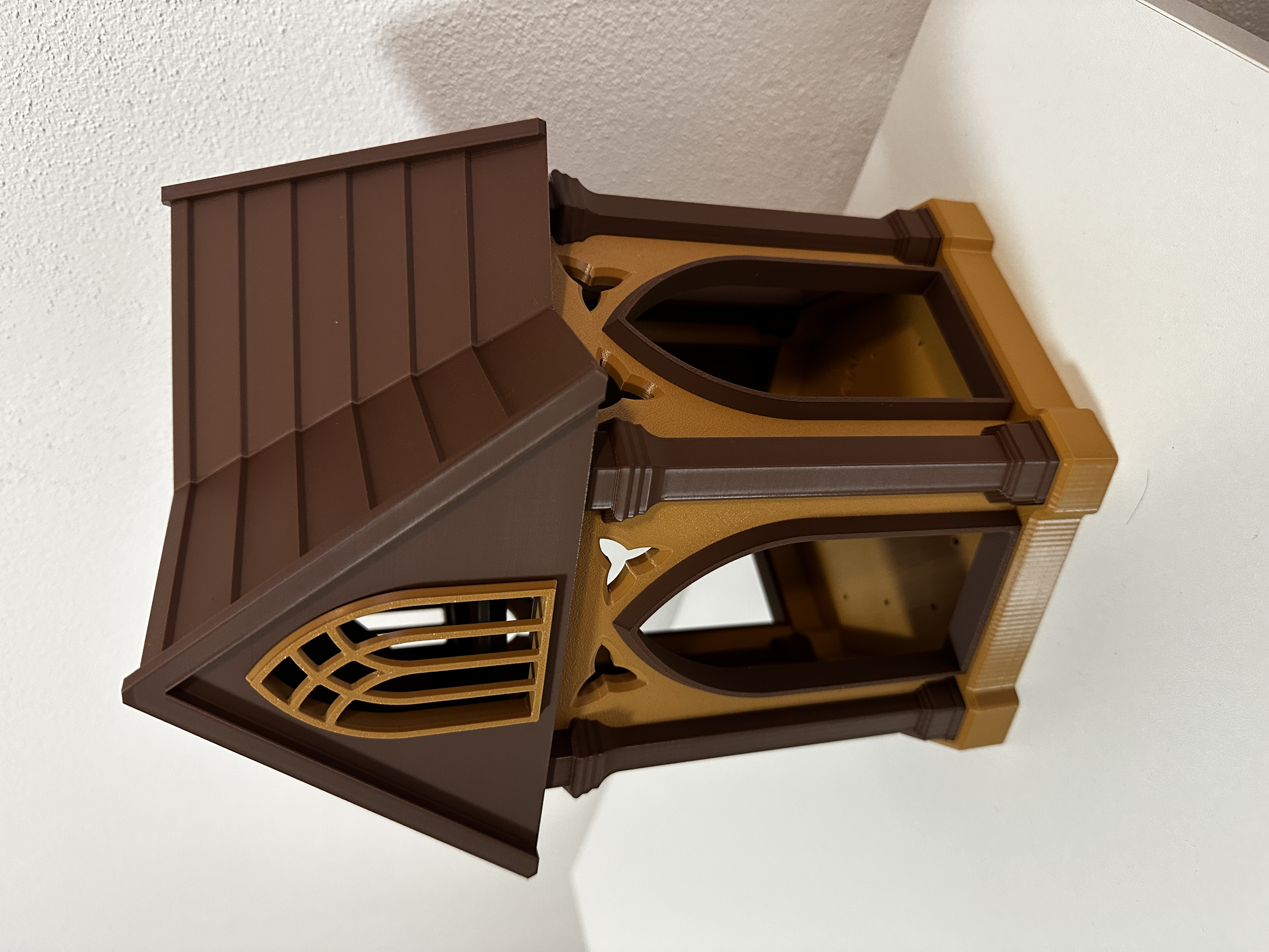 Miniatura 6 do modelo 3D Gothic Bird Feeder - Fully Printable