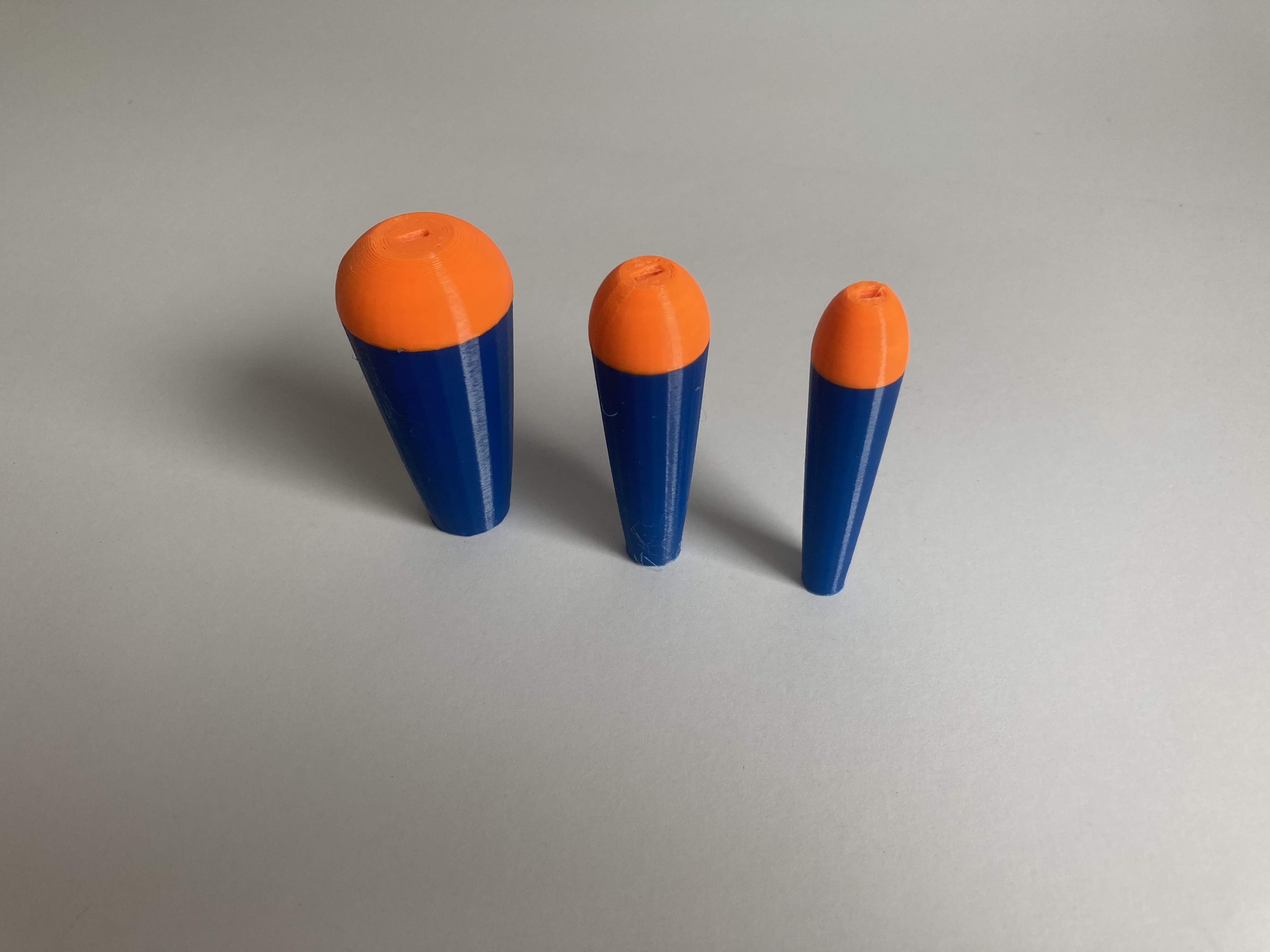 Fishing floats V shaped bodys quad/cone by Rott3D | Download free STL model | Printables.com