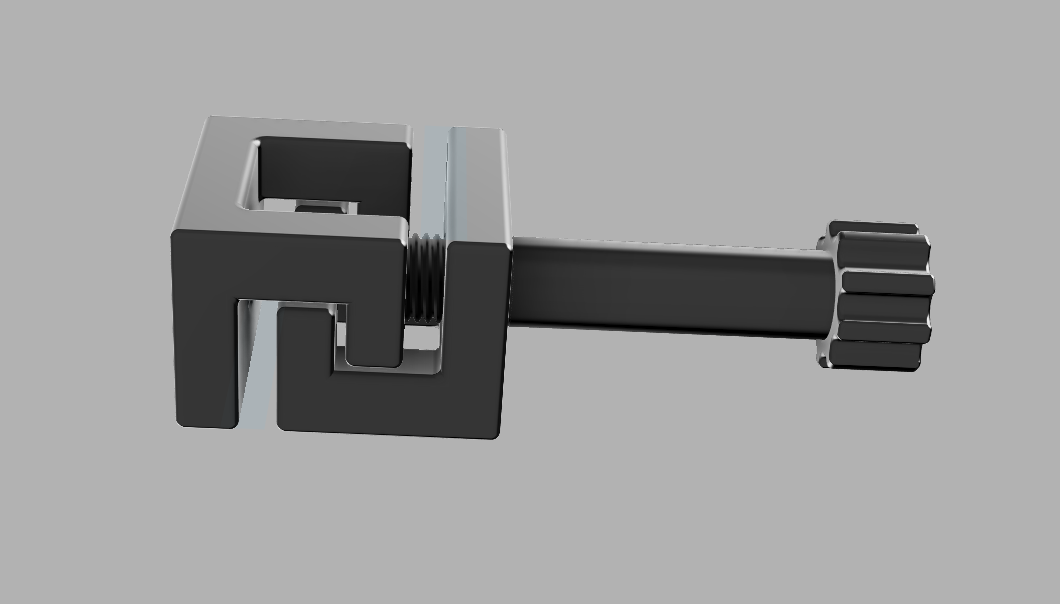 Miniatura 3 do modelo 3D Spool holder - IKEA LACK table