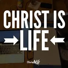 Christ Is Life Sticker