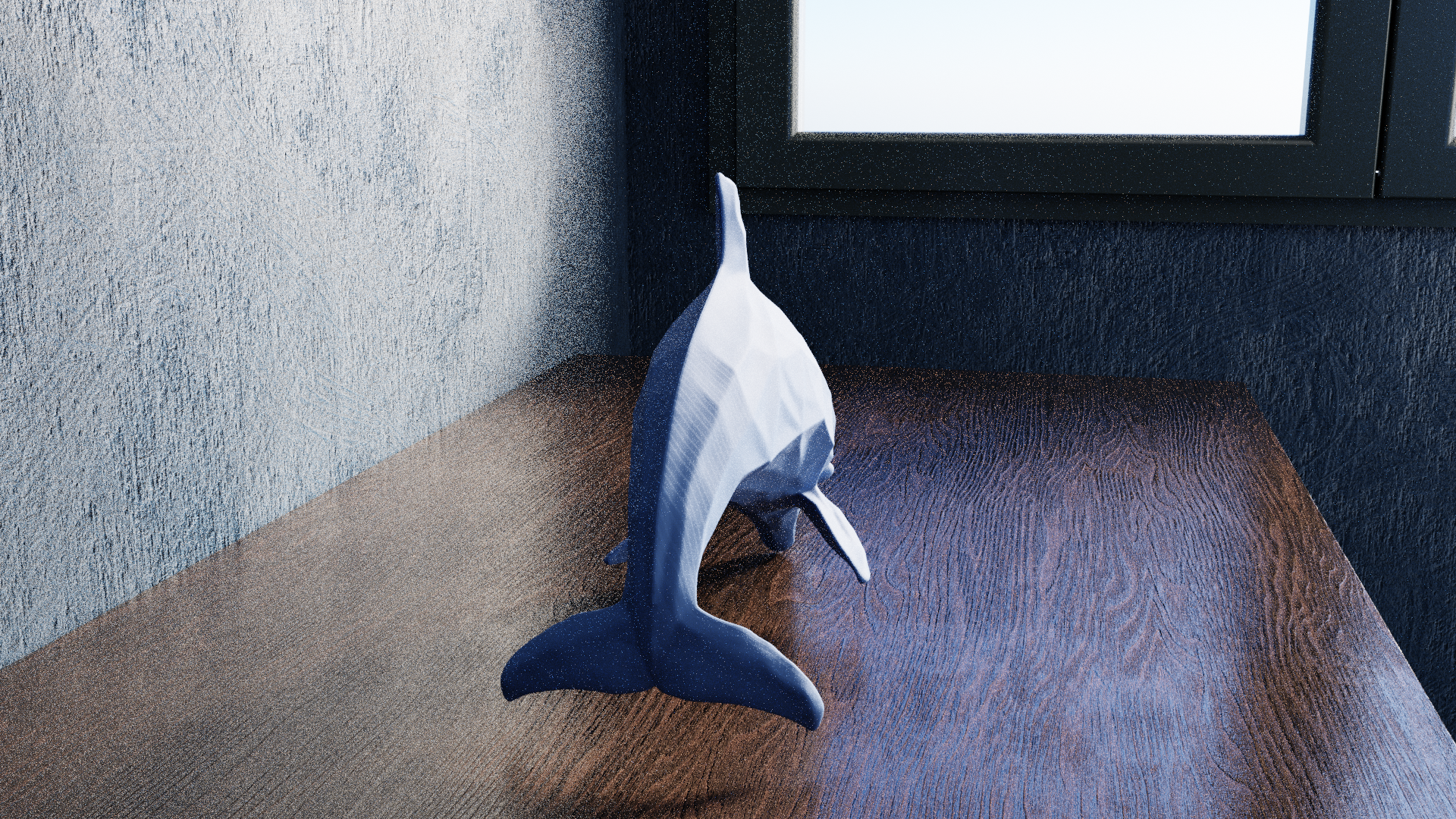 Miniatura 6 do modelo 3D Low Poly Dolphin