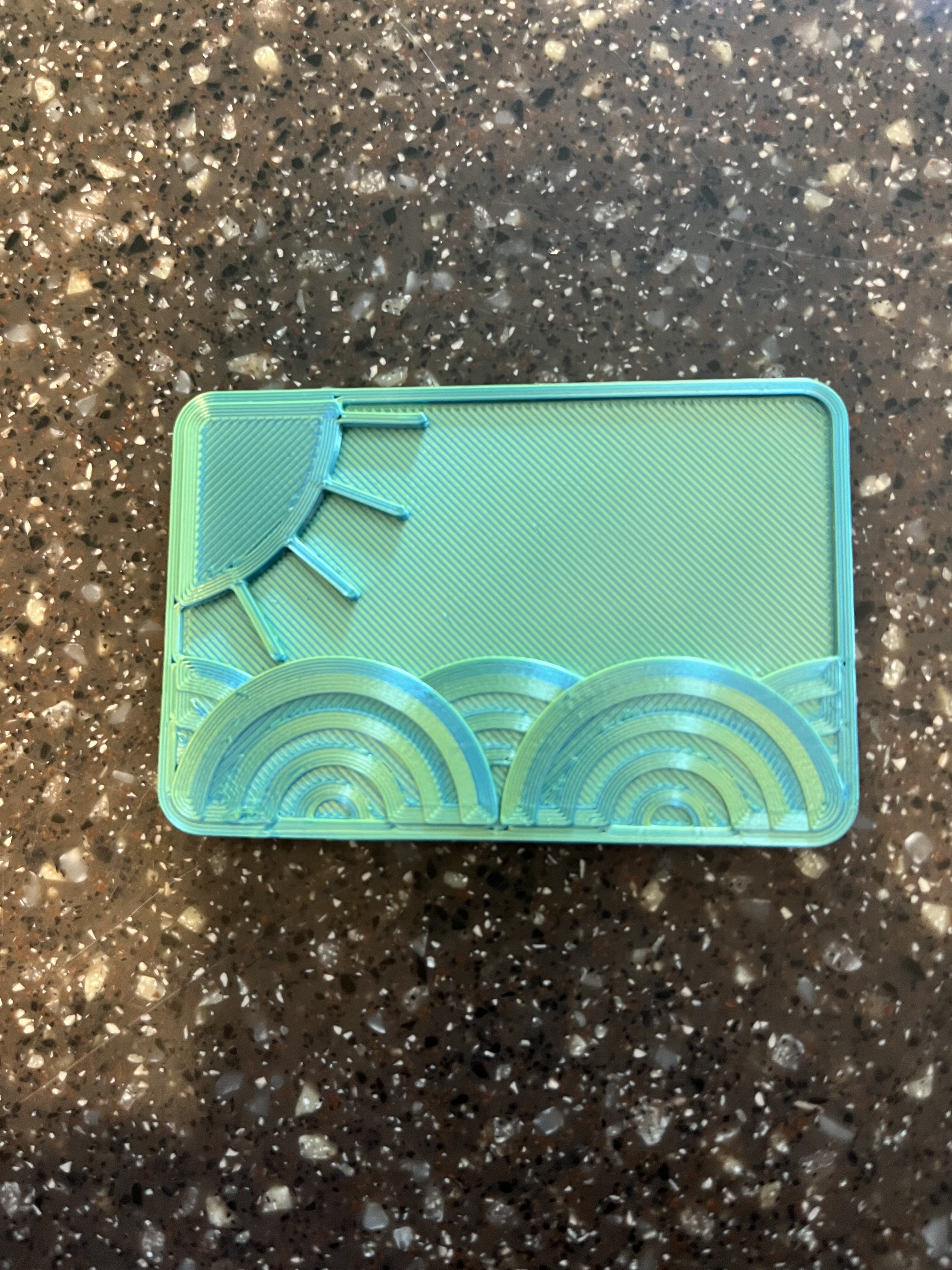 Seigaiha Sun Waves patch 2x3in