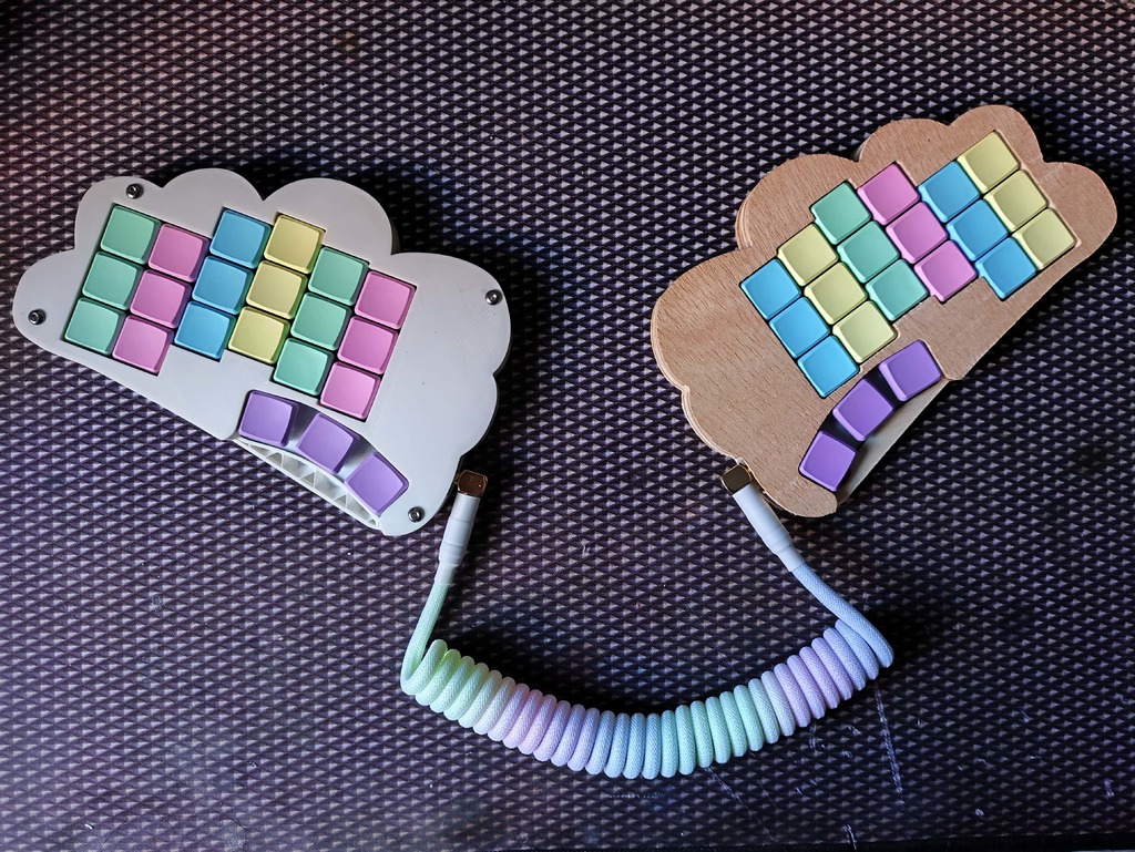 Cloud case for cantor keyboard