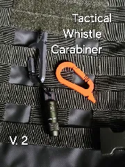 V2.0 Tactical Whistle Carabiner (Print-in-Place)