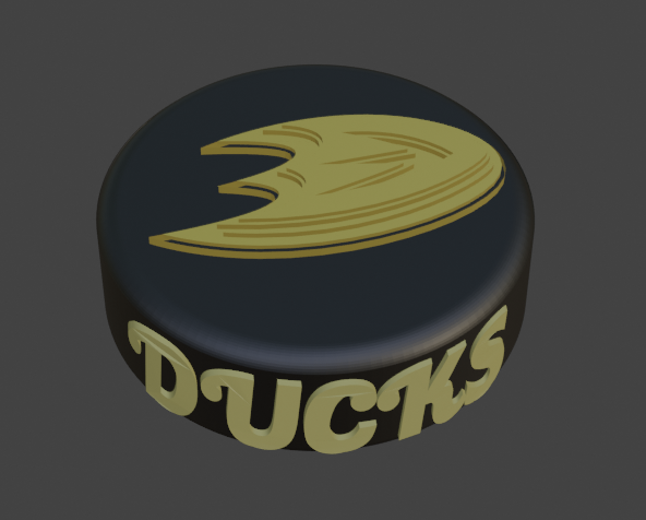 Anaheim Ducks Hockey Puck