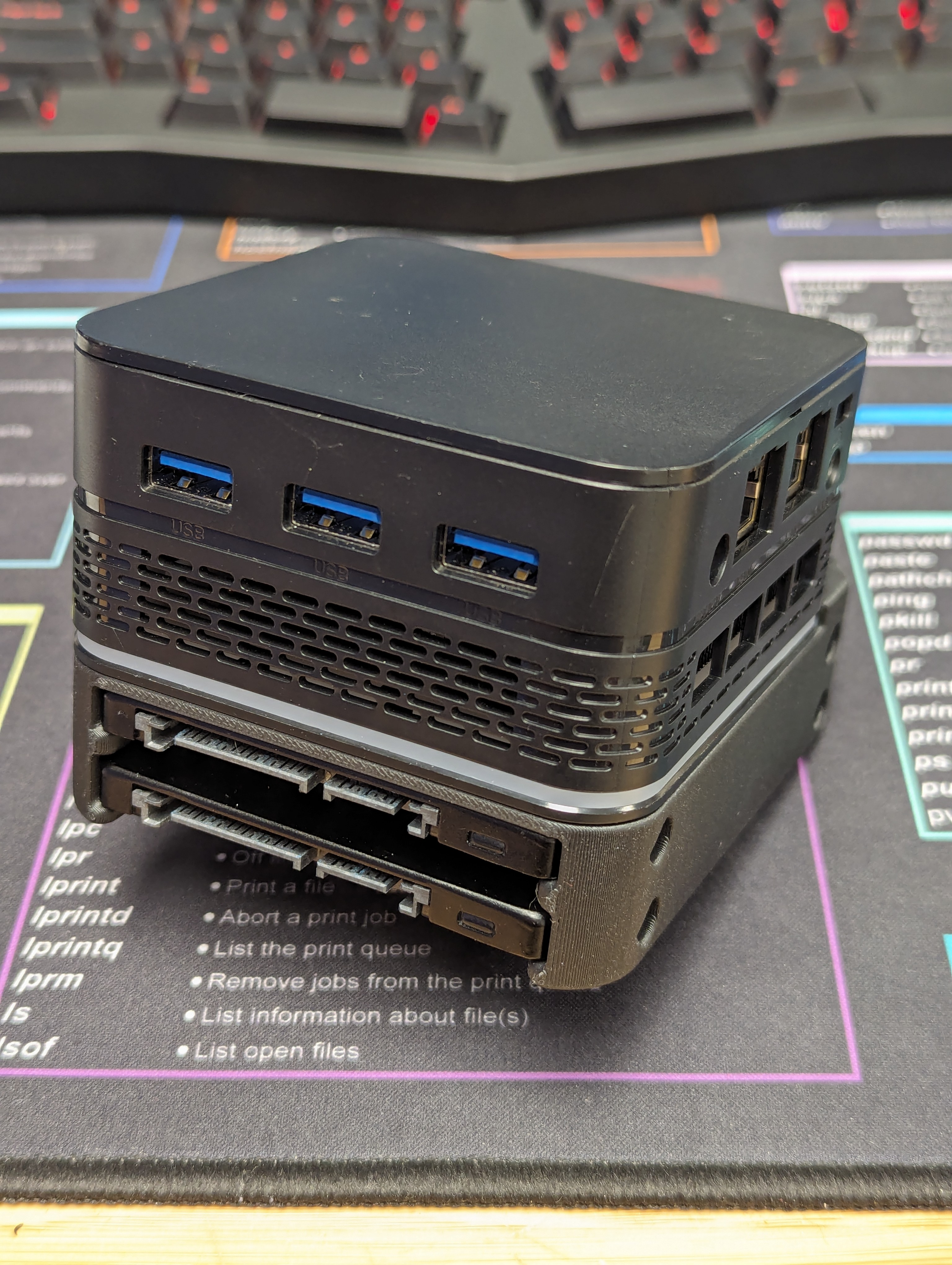 Aliexpress n100 mini pc ssd dock by darkextratoasty download free stl