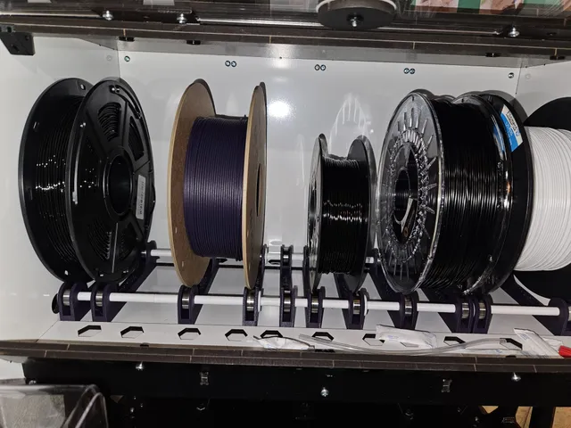 RepBox adjustable spool rollers