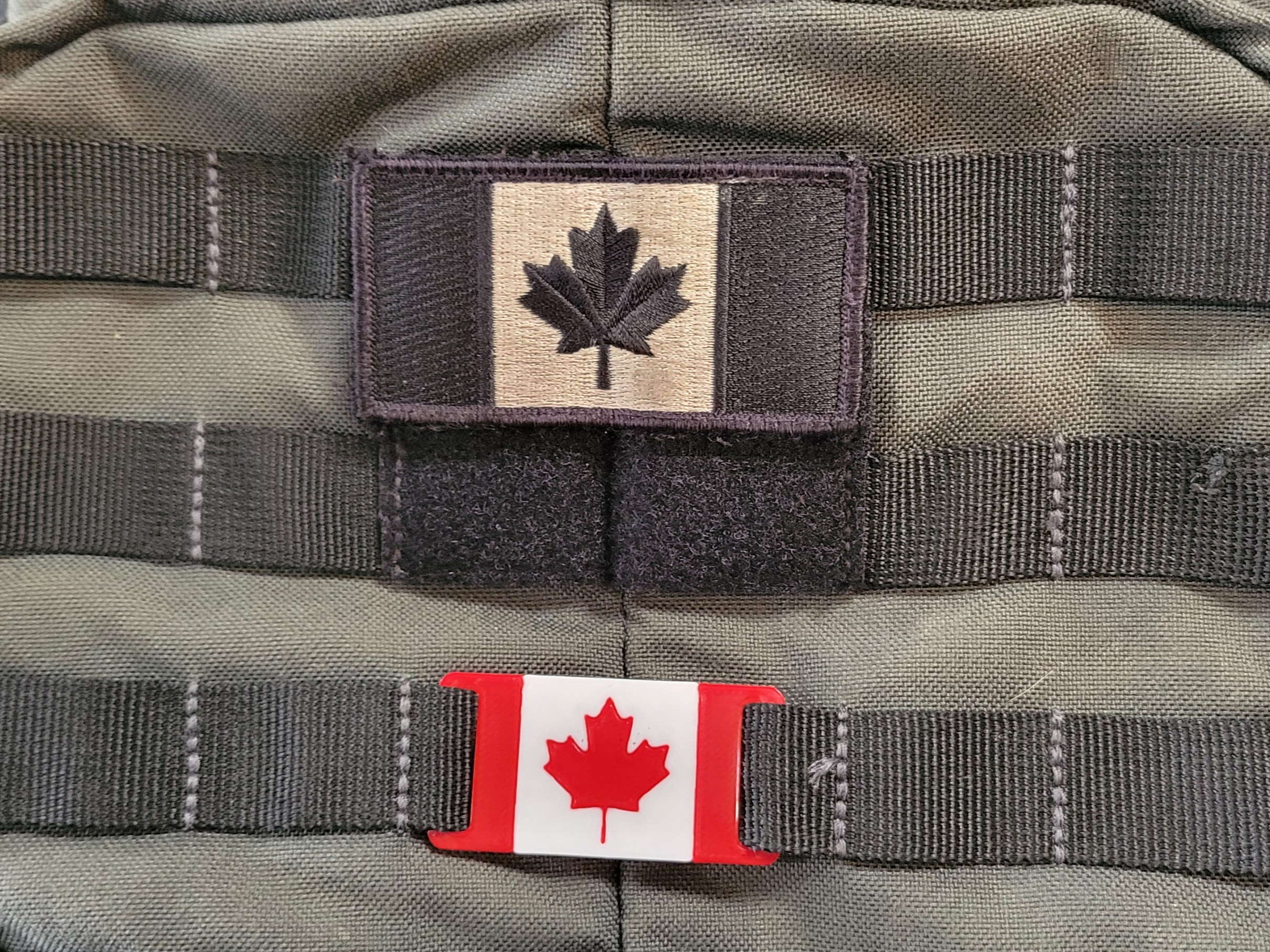 Canadian Flag Molle Patch