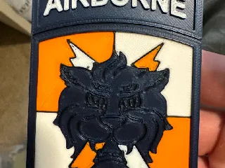 35th Signal Brigade (Airborne) Patch by Merlin | Download free STL