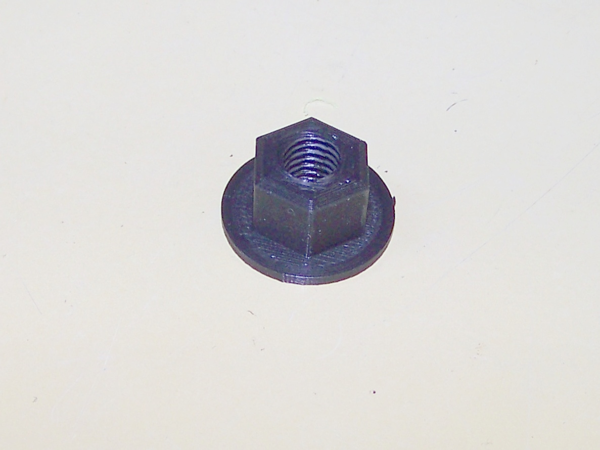 Ryobi String Trimmer 8mm x 1.25mm Left-Handed Thread Flange Nut