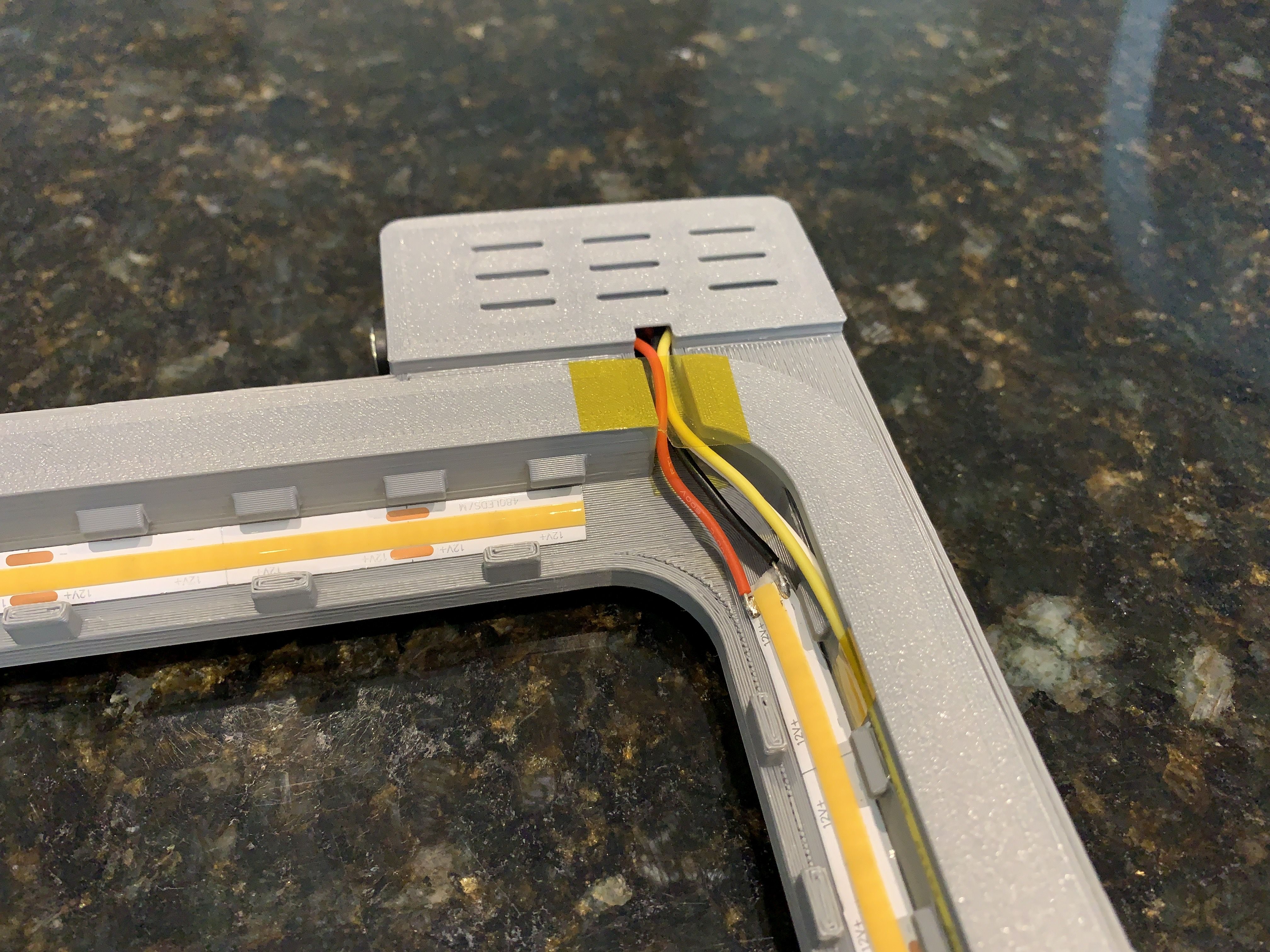 X1C Adjustable Lighting Unit Riser by Wiseone | Download free STL model ...