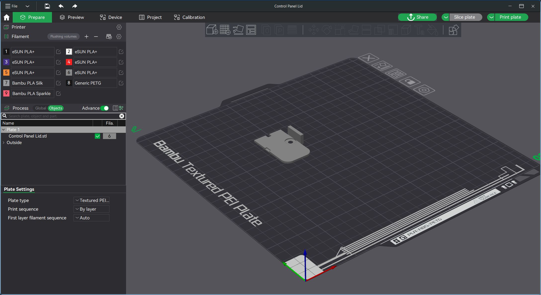 X1C Adjustable Lighting Unit Riser by Wiseone | Download free STL model ...