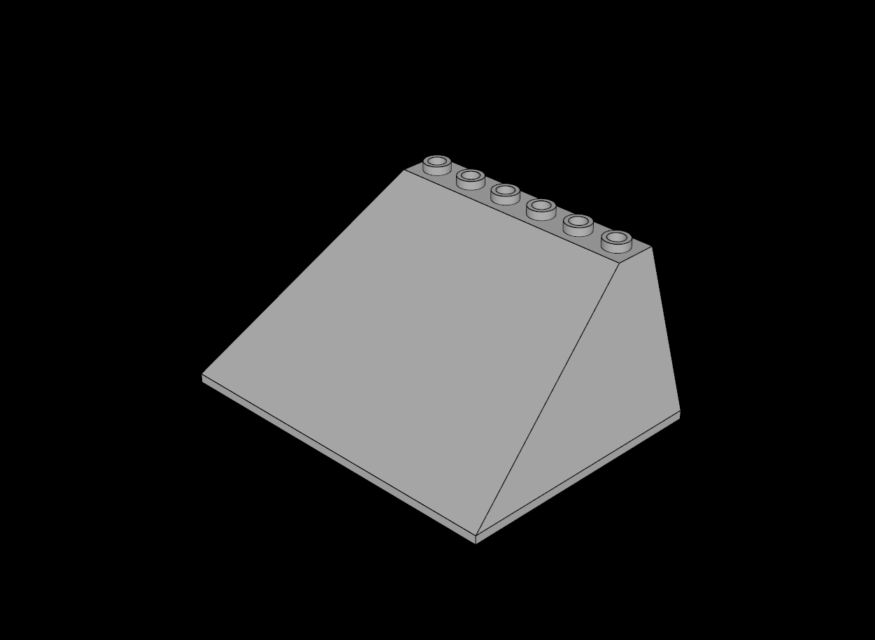 Lego Compatible (24248.dat) Windscreen  6 x  8 x  3