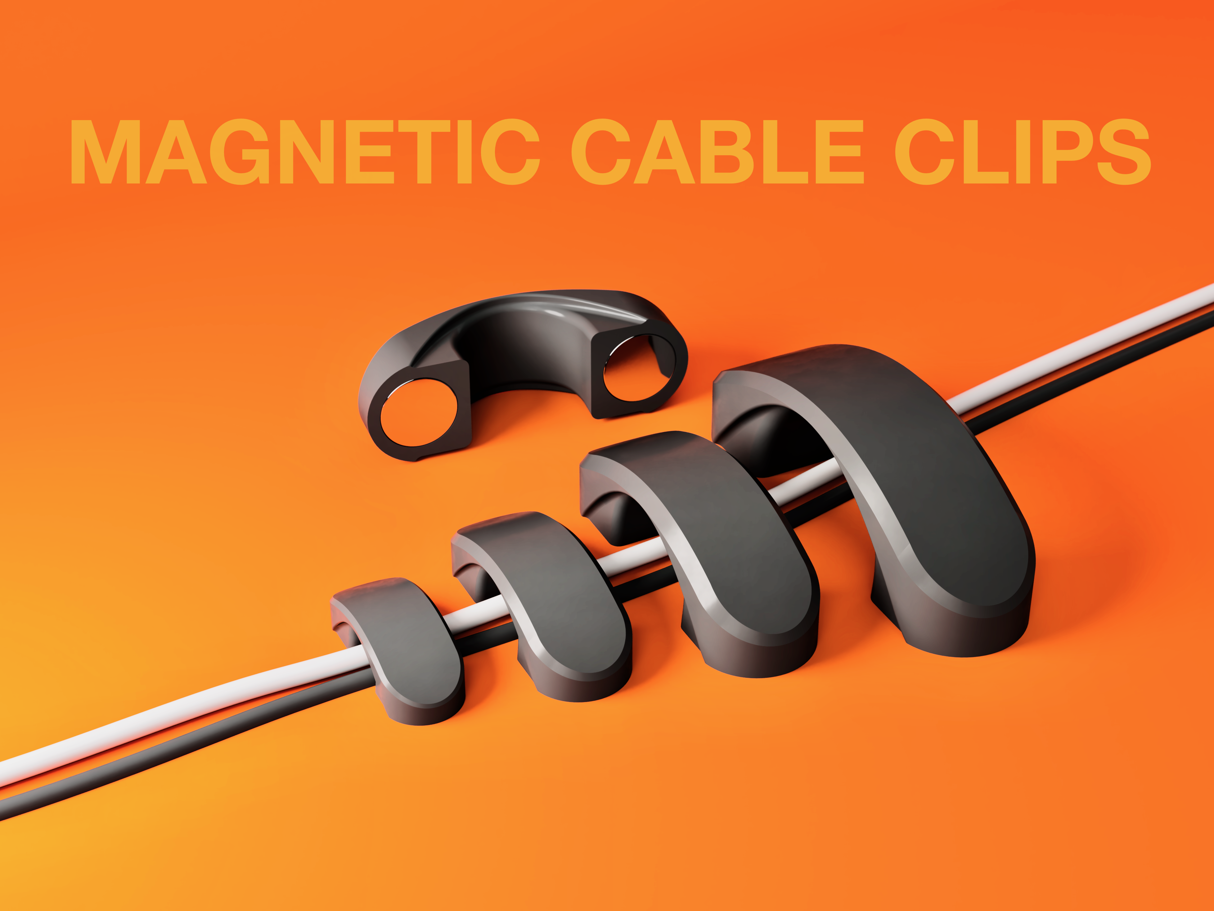 LTT Cable Management Clips - Magnetic Small -> XL Cable Organizer Arches