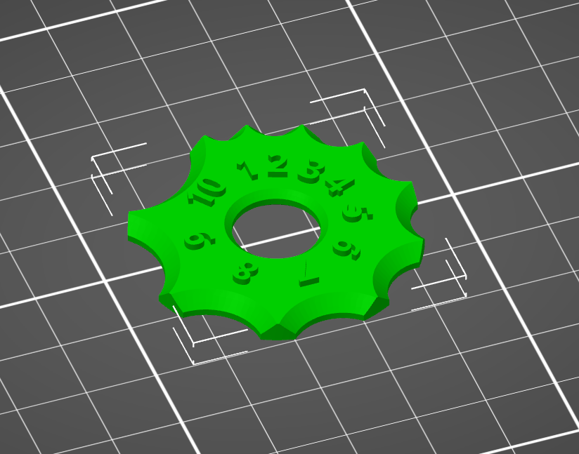 Radius Gauge Wheel by HD_Creator Download free STL model