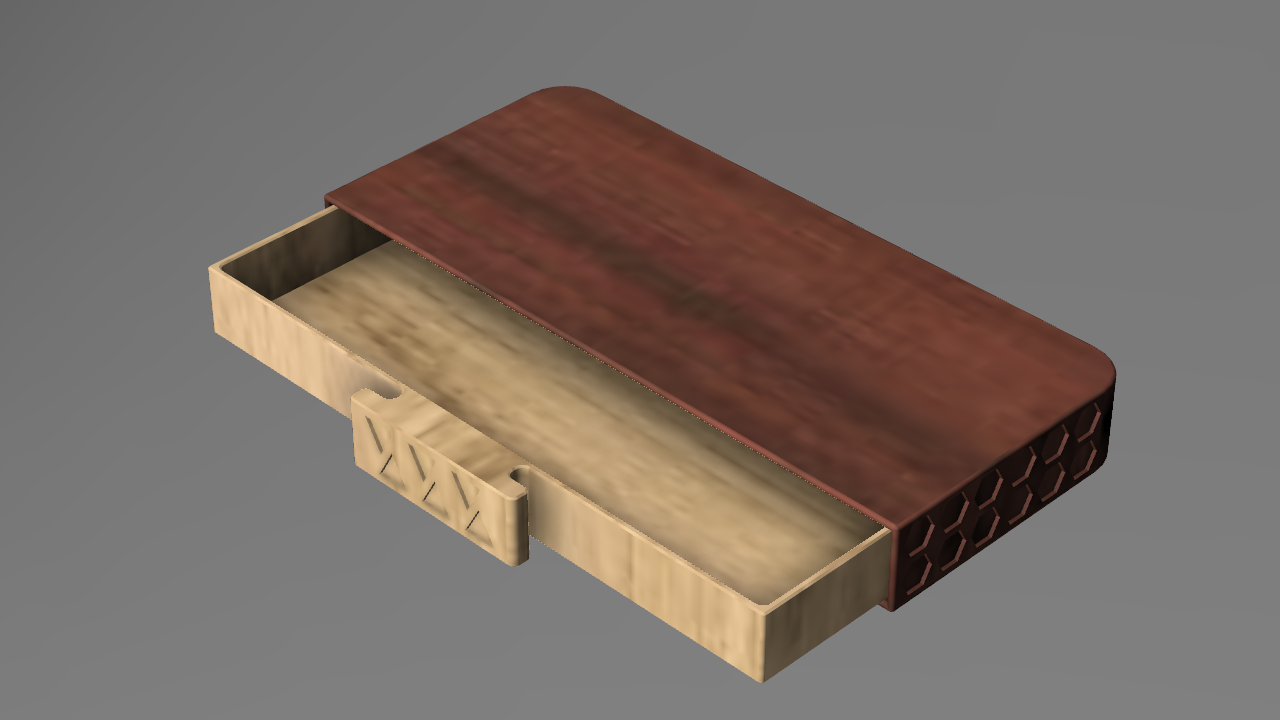 Under desk pencil drawer by adammakesstuff download free stl model