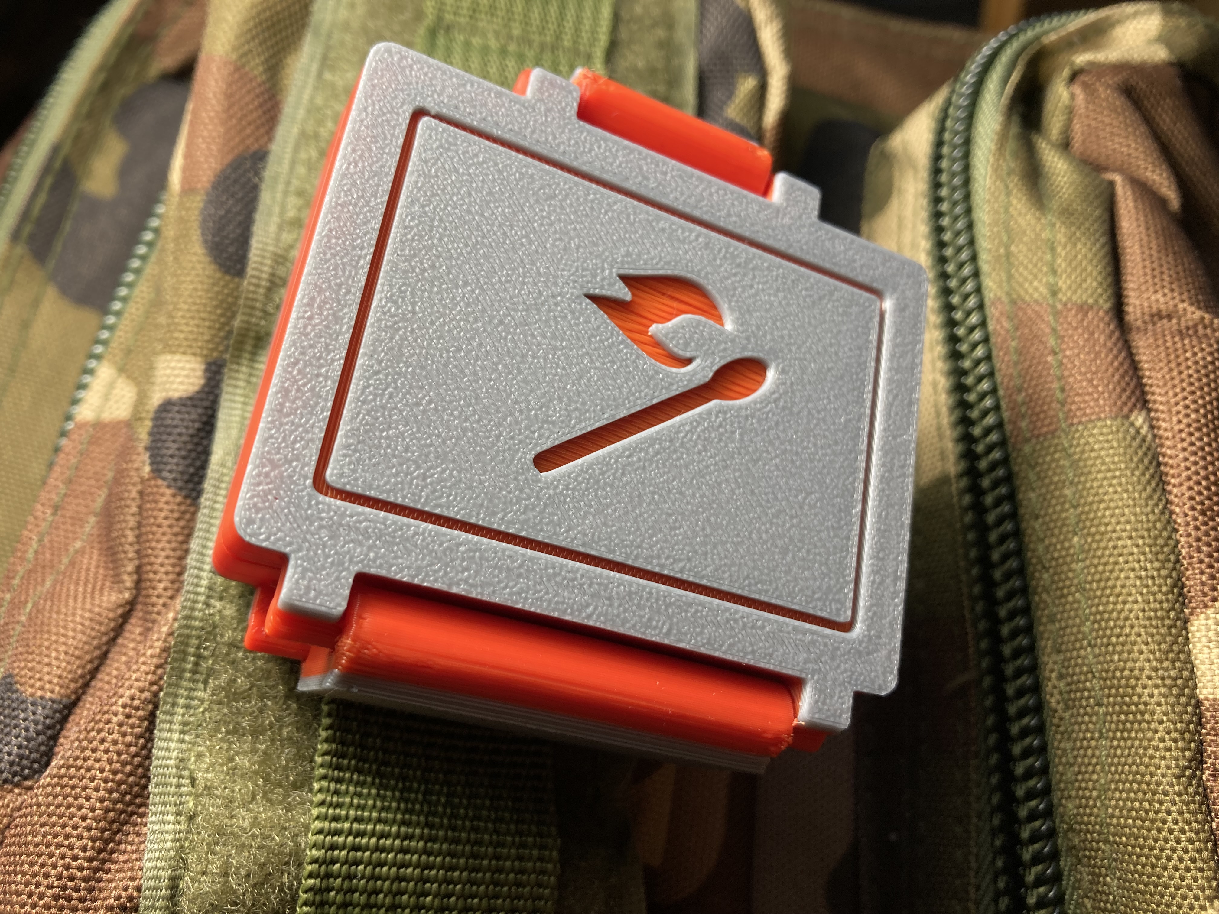 Waterproof match box case print in place, no supports needed by Robin Josef Download free