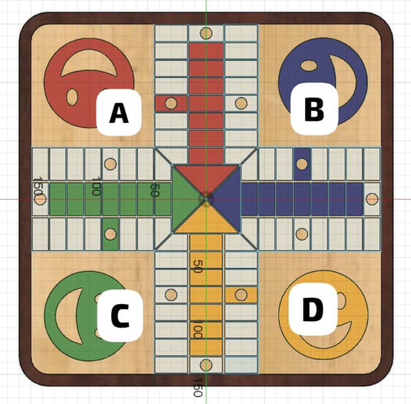 juego parchis/ludo y piezas // parchis game and pieces by miguel ...