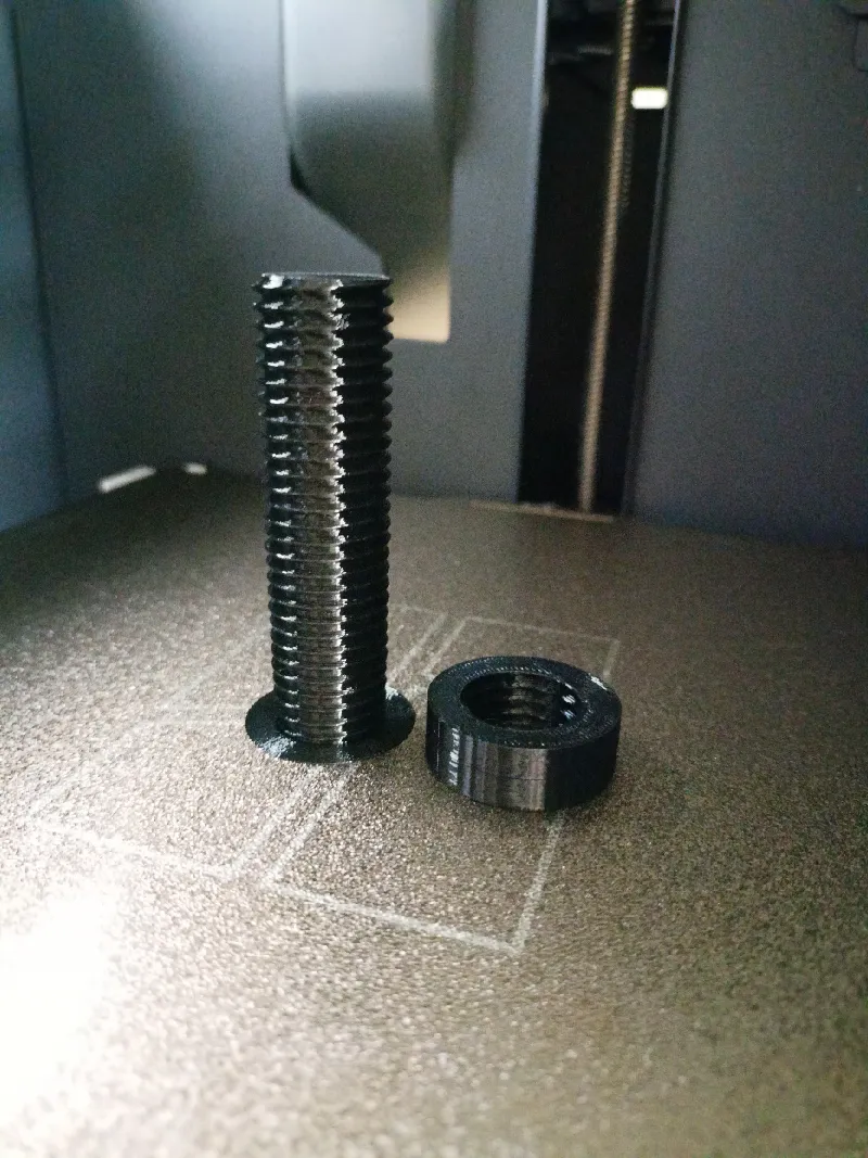 M20 x 2.5 printed thread allowance/offset test [Fusion 360 source file ...