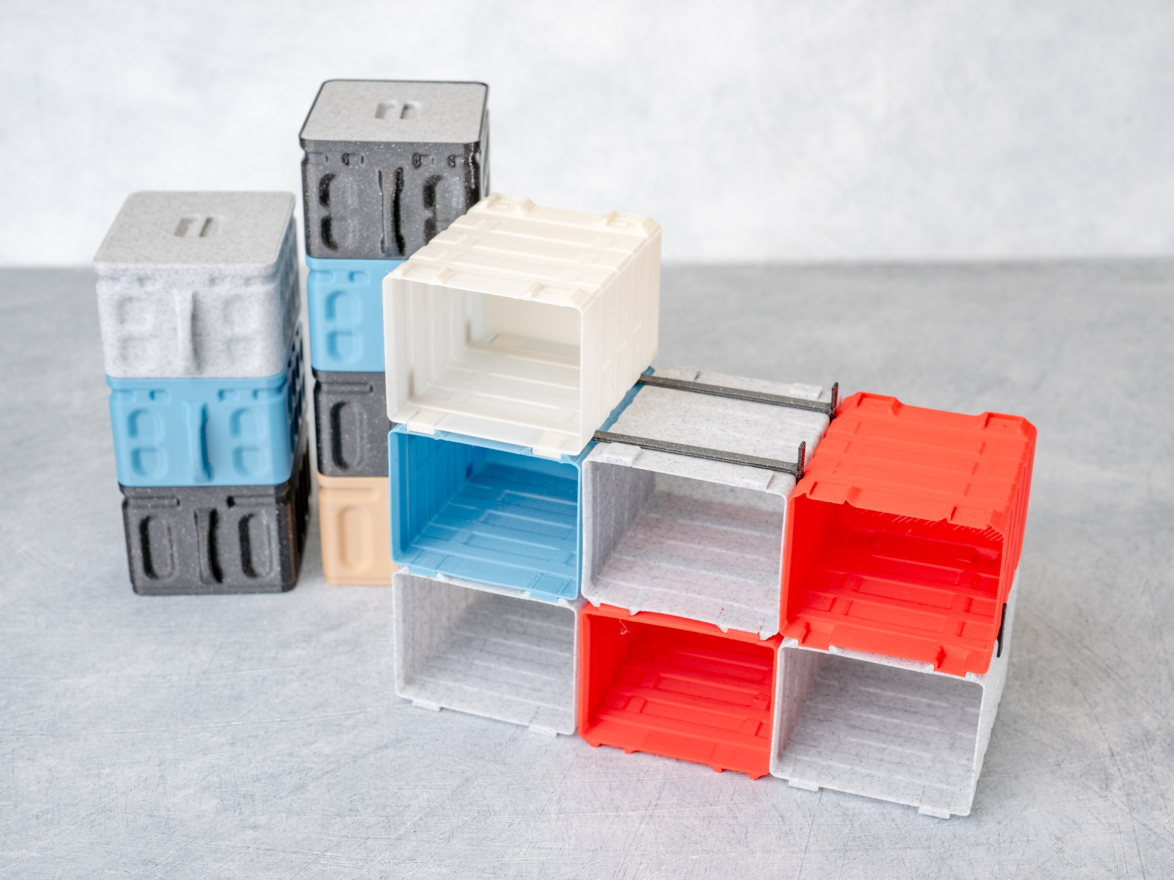Miniatura 6 do modelo 3D Stackable Container Shelf System + Vasemode! (Part2)