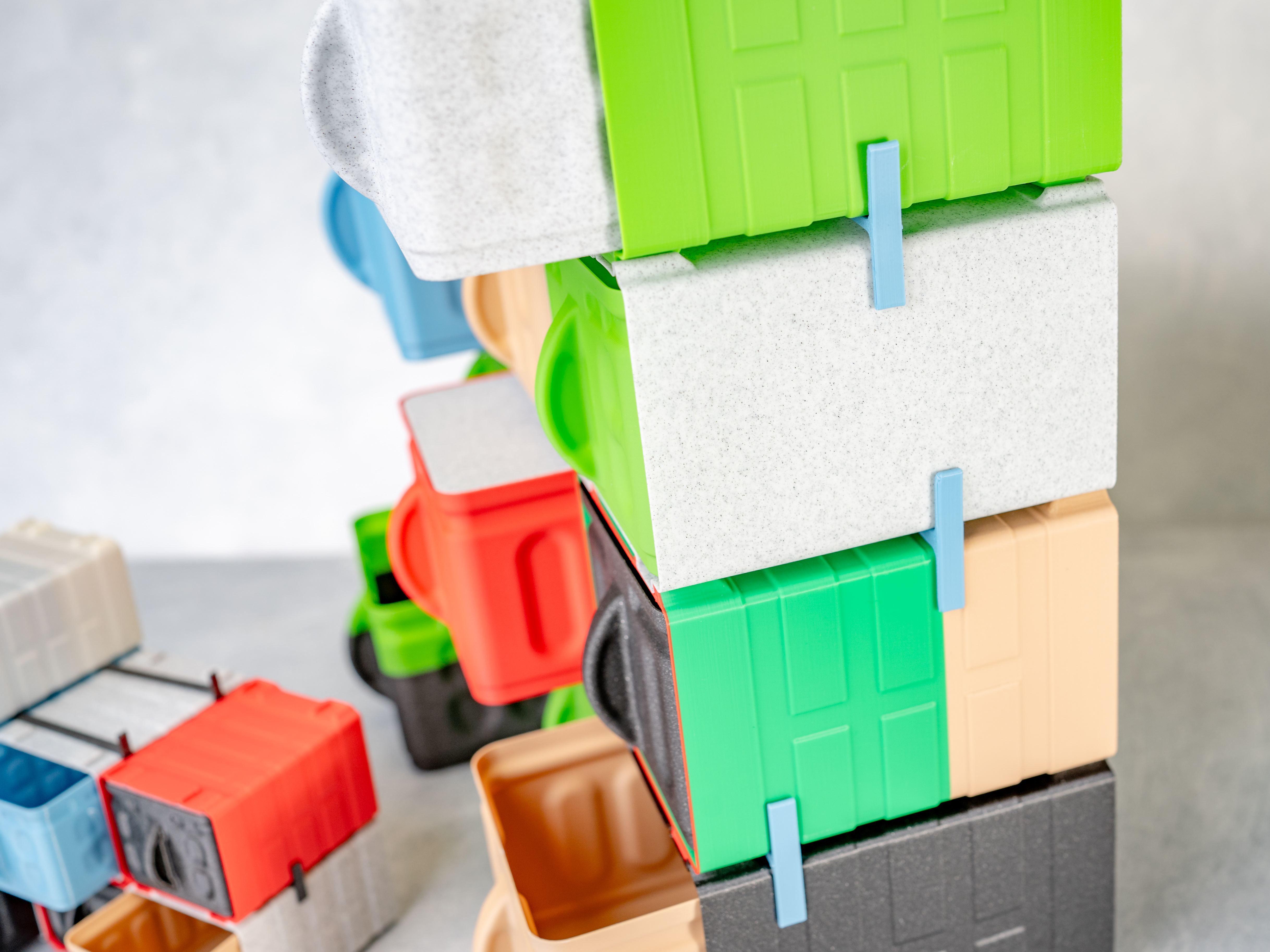Miniatura 10 do modelo 3D Stackable Container Shelf System + Vasemode! (Part2)