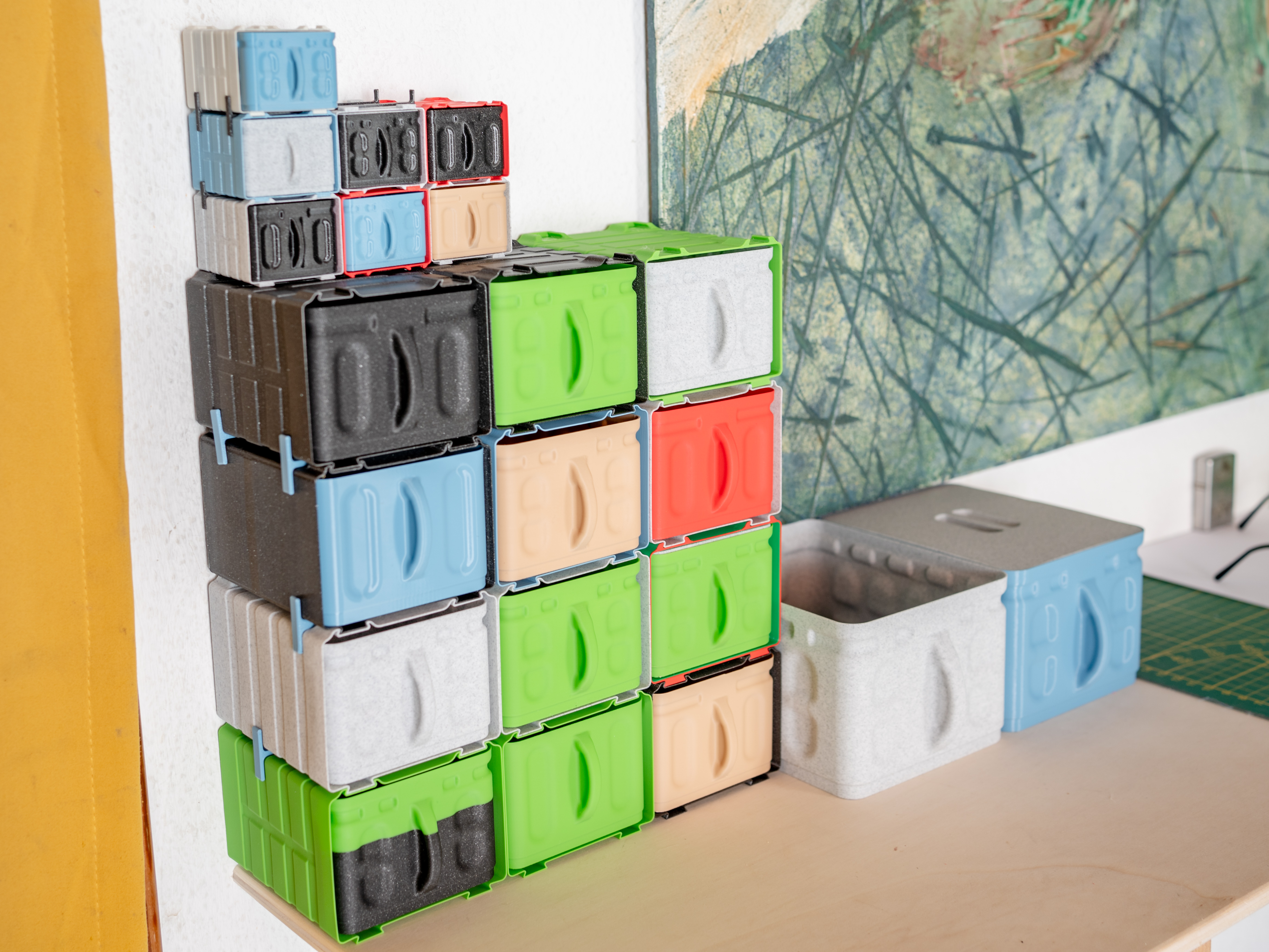 Miniatura 12 do modelo 3D Stackable Container Shelf System + Vasemode! (Part2)