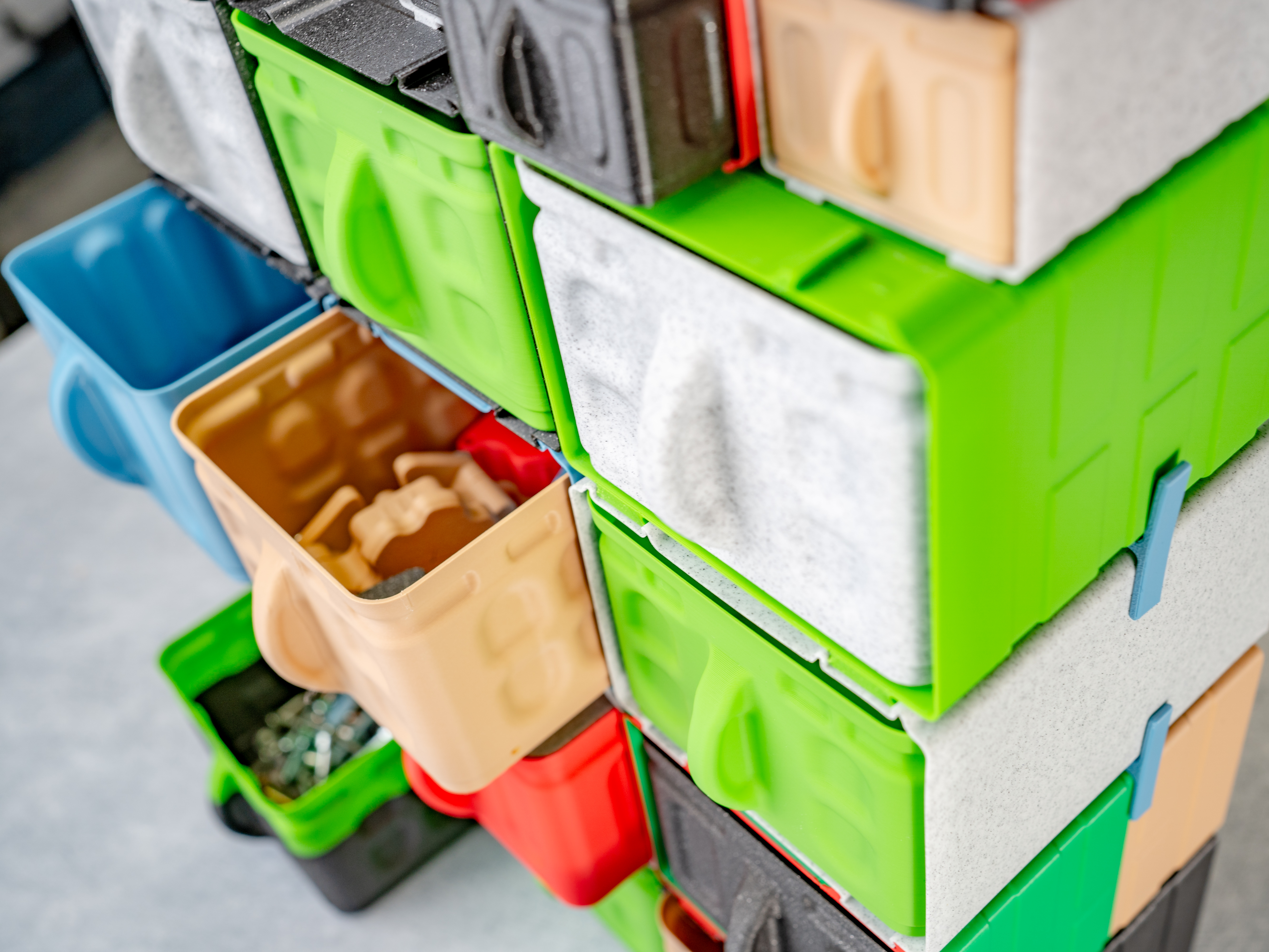 Miniatura 11 do modelo 3D Stackable Container Shelf System + Vasemode! (Part2)