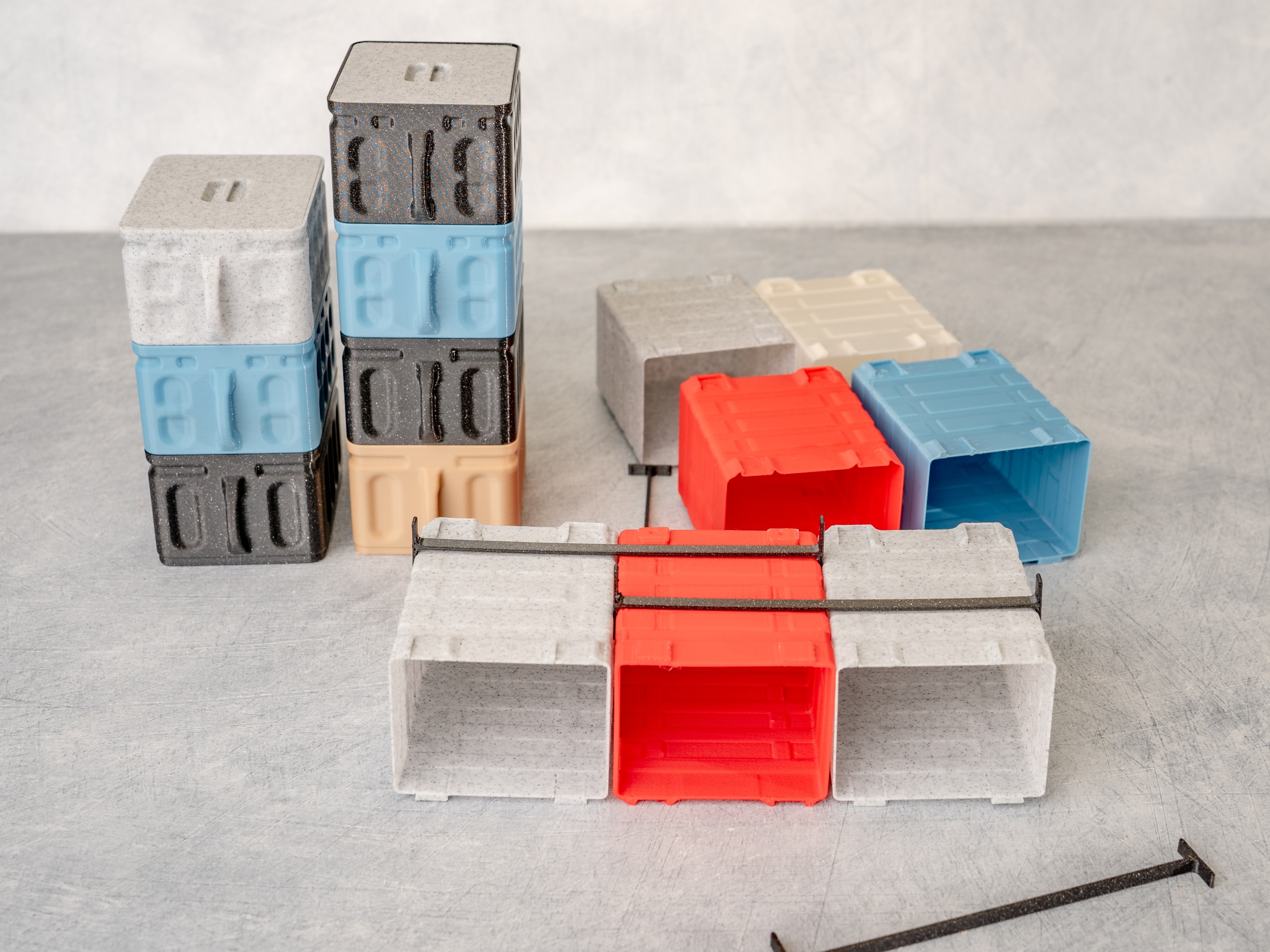 Miniatura 7 do modelo 3D Stackable Container Shelf System + Vasemode! (Part2)