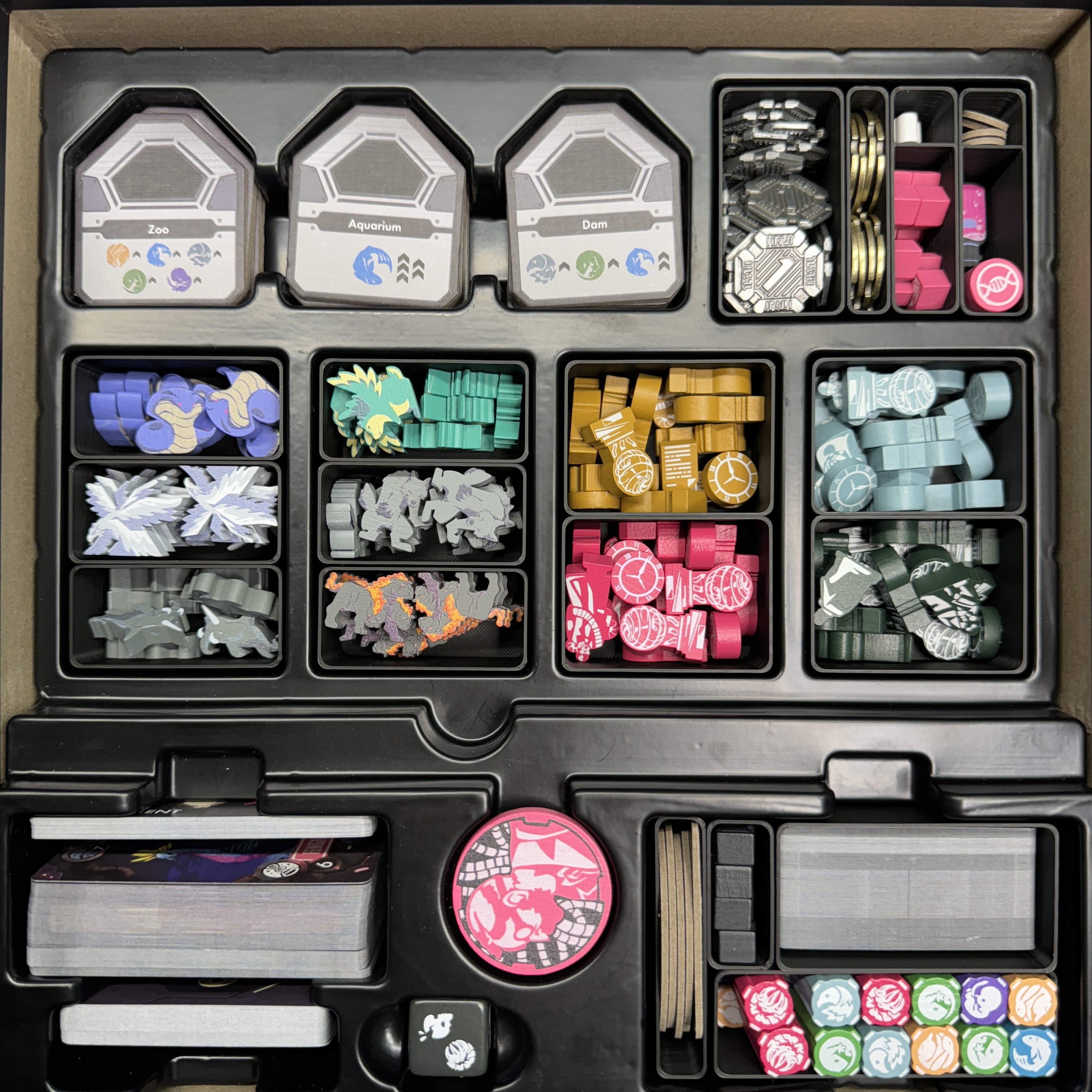 Biohack Insert / Organizer (incl. Kickstarter Expansions)