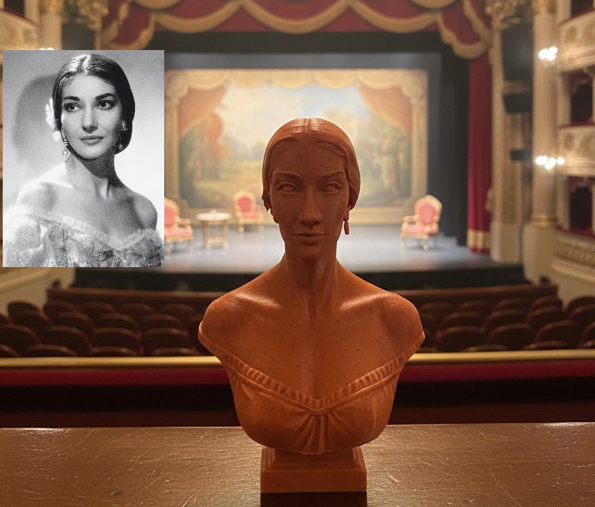 Bust- Maria Callas