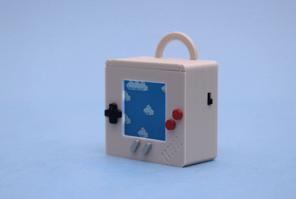 Mario Cloud Flying Toasters Gameboy by Adafruit Download free STL