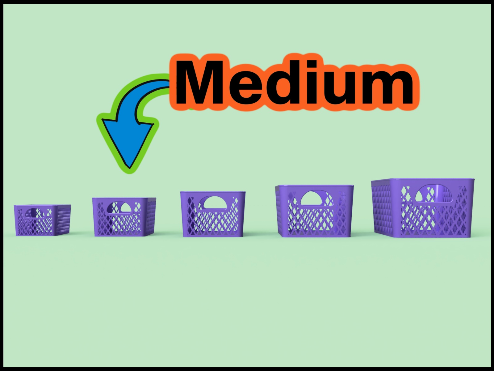 Miniatura 8 do modelo 3D Diamond Pattern Basket - No.3 Style