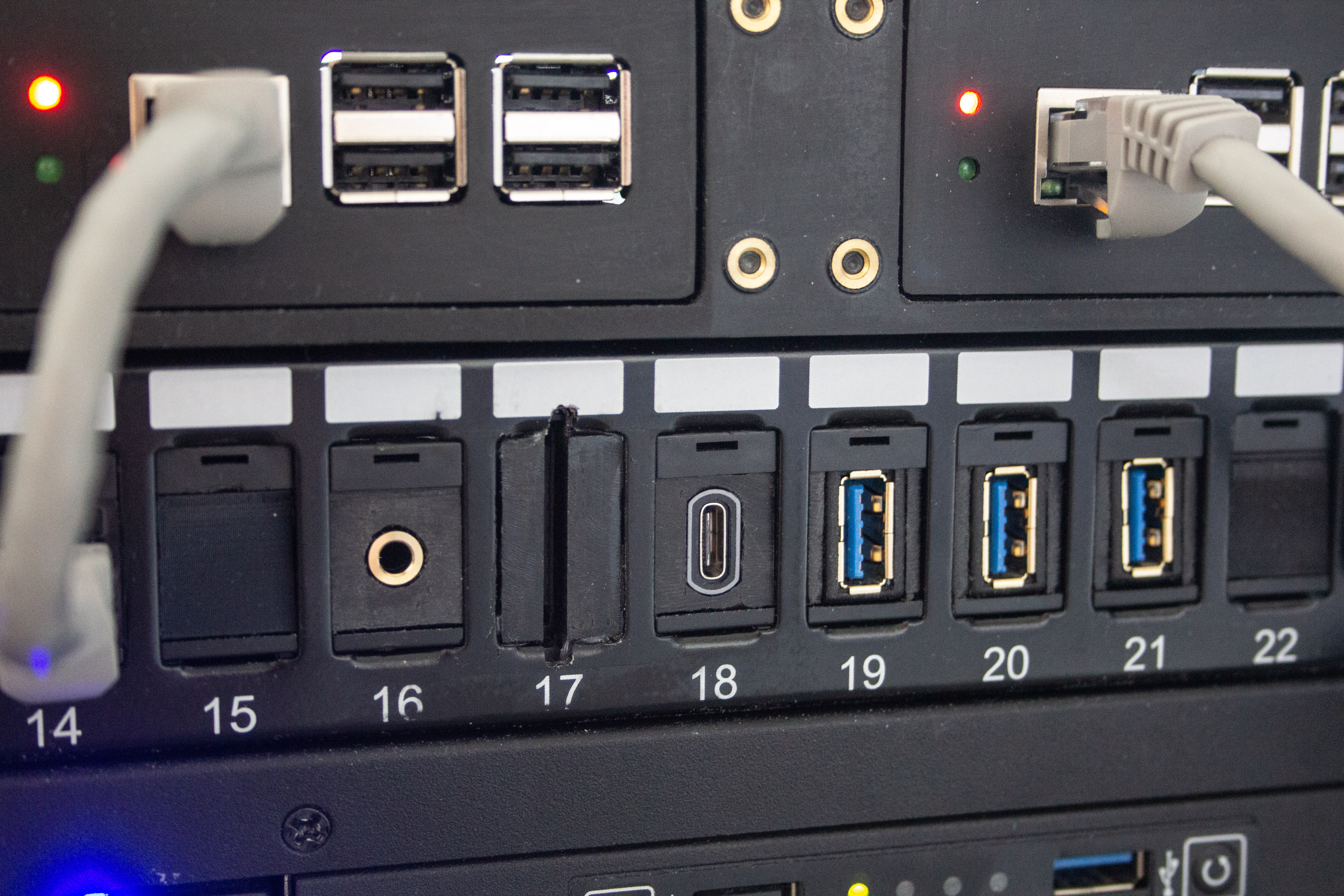USB-C Patch Panel Keystone