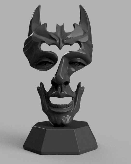 Abstract Demon Mask Bust