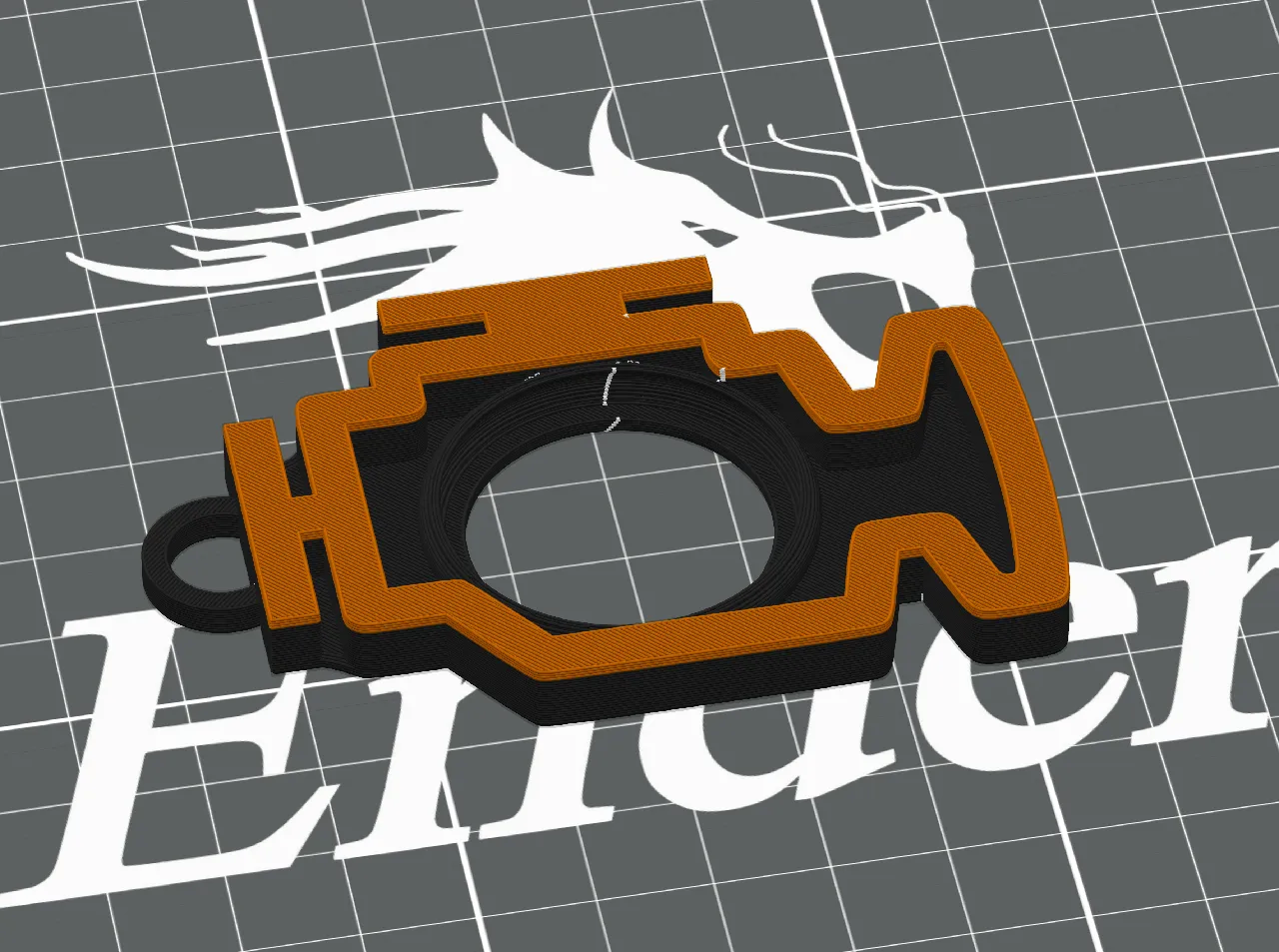 Check Engine Keychain with Airtag clip by kilinccagatay | Download free ...
