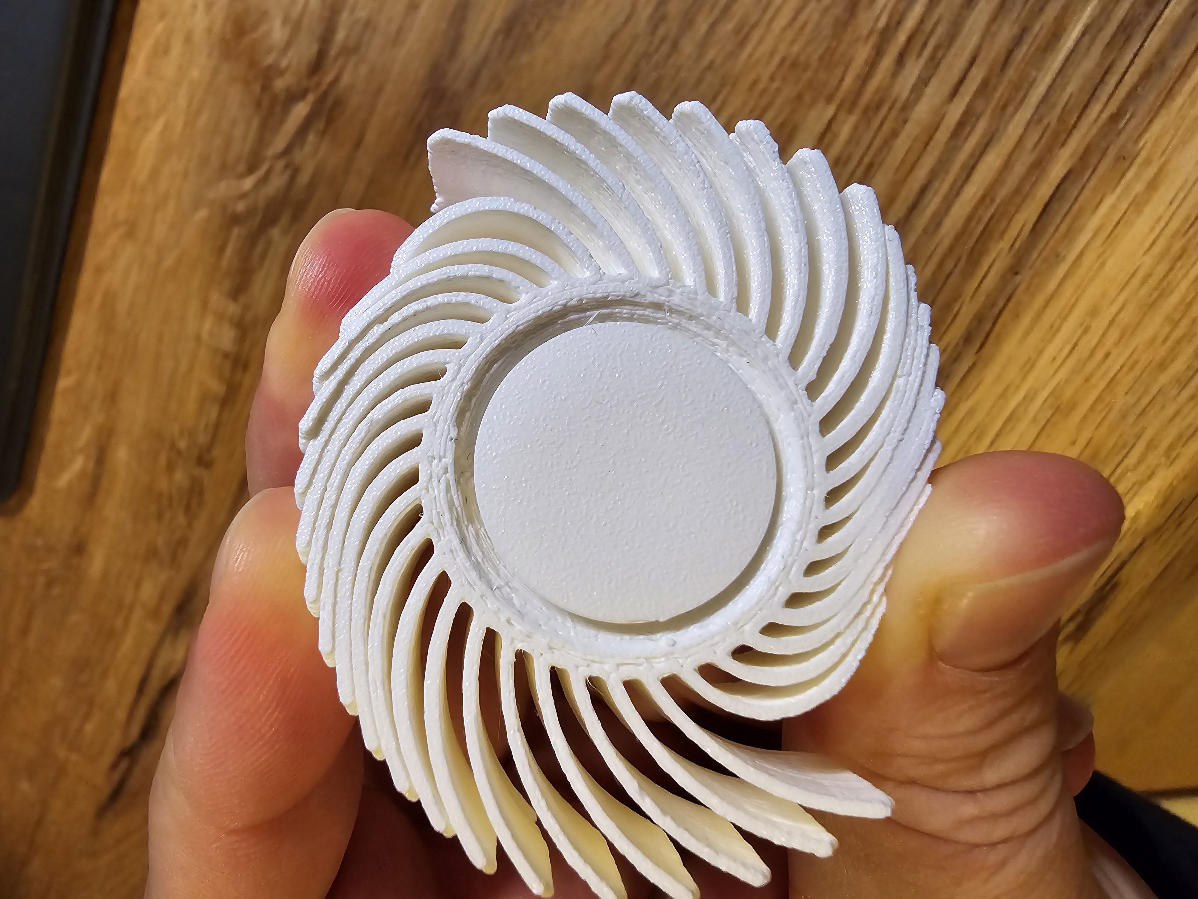 Aaron Park's Flexible Spiral Fidget Wheel Toy with revised sides
