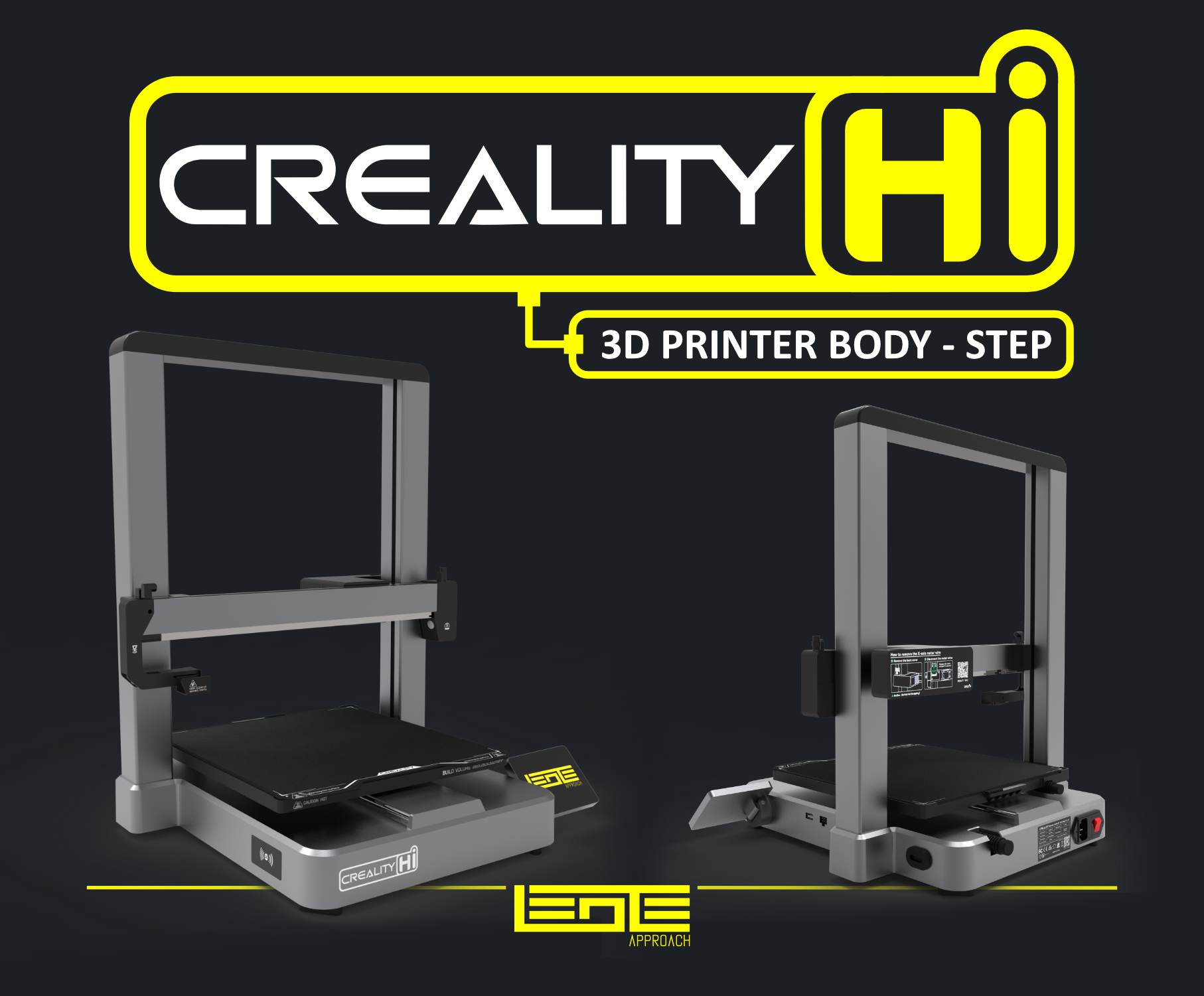 CREALITY HI - 3D MODEL - STEP and STL FORMAT